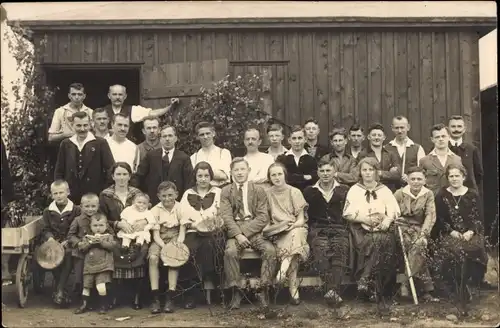 Foto Ak Chemnitz in Sachsen, Gruppenportrait