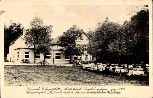 Ak Moritzburg in Sachsen, Waldgaststätte Mistschänke, Bes. M. Reichel