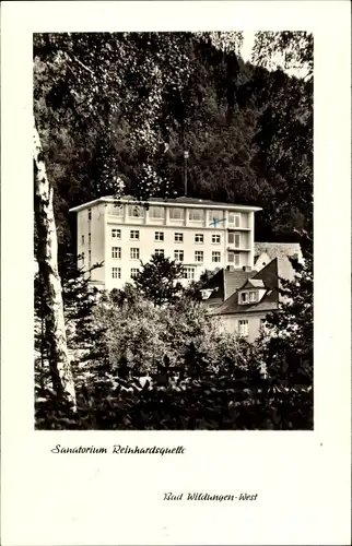 Ak Bad Wildungen in Nordhessen, Sanatorium Rheinhardsquelle