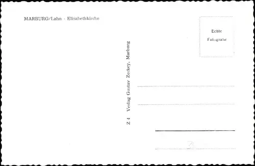 Ak Marburg an der Lahn, Elisabethkirche