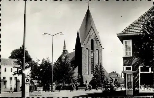 Ak Heeze Nordbrabant, R. K. Kerk, St. Martinus