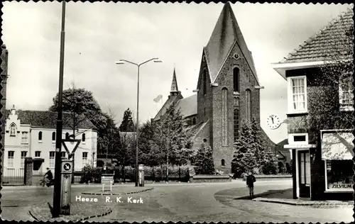 Ak Heeze Nordbrabant, R. K. Kerk, St. Martinus