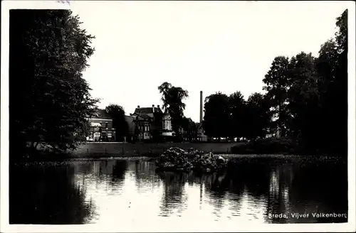 Ak Breda Nordbrabant Niederlande, Vijver Valkenberg