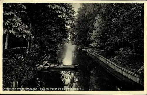 Ak Breda Nordbrabant Niederlande, Omstreken Breda-Ginneken, Gezicht vanaf de Duivelsbrug