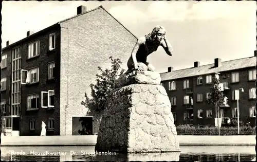 Ak Breda Nordbrabant Niederlande, Heuvelkwartier, Dr. Struyckenplein