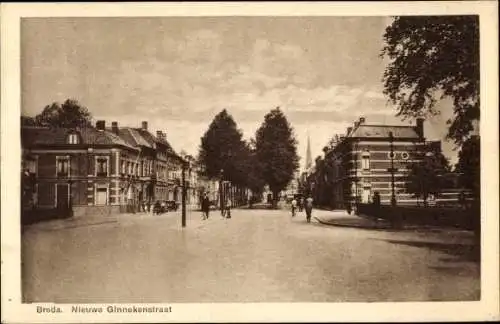 Ak Breda Nordbrabant Niederlande, Nieuwe Ginnekenstraat