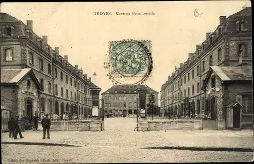Ak Troyes Aube, La Caserne de Beurnonville