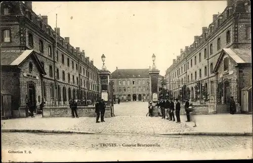 Ak Troyes Aube, Caserne Beurnonville