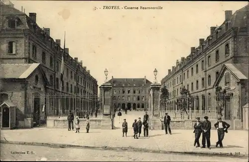Ak Troyes Aube, Caserne Beurnonville