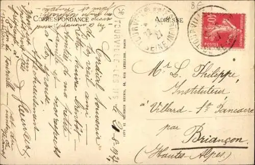 Ak Yport Seine Maritime, Vue generale