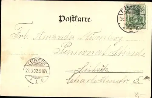 Ak Flensburg in Schleswig Holstein, Hafendamm