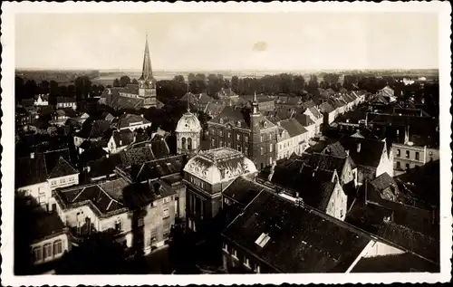 Ak Rheinberg am Niederrhein, Blick auf den Ort