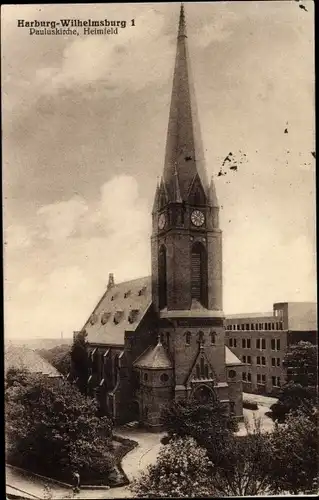 Ak Hamburg Harburg Heimfeld, Pauluskirche