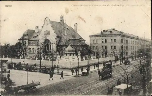 Ak Berlin Mitte, Kaserne Garde Füs. Rgt. Chausseestraße, Offizier Kasino