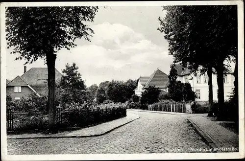 Ak Lunden in Dithmarschen, Norderbahnhofstraße