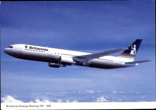 Ak Britisches Passagierflugzeug, Britannia Airways Boeing 767-300