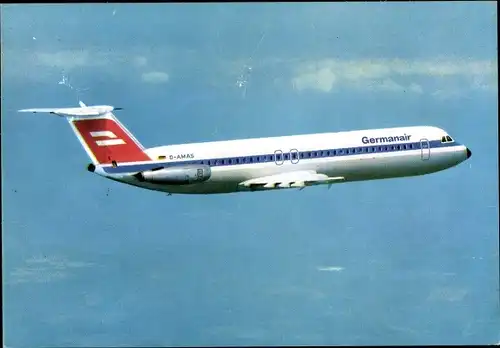 Ak Deutsches Passagierflugzeug Germanair, D-AMAS