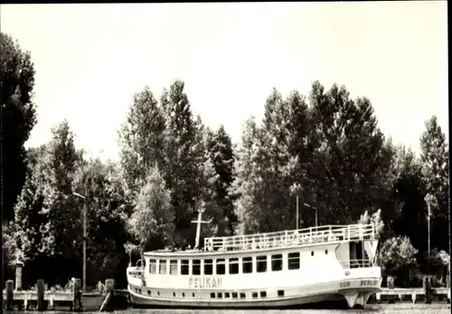 Ak Berliner Fahrgastschiffe, Salondampfer MS Pelikan, vormals Dampfer Mariendorf