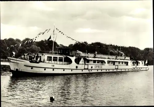 Ak Berliner Fahrgastschiffe, Salondampfer MS Spree, ehemals Dampfer Leopold Wilhelm