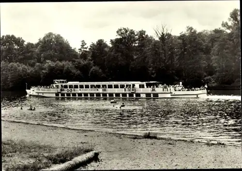 Ak Berliner Fahrgastschiffe, Salondampfer MS Johannes R. Becher