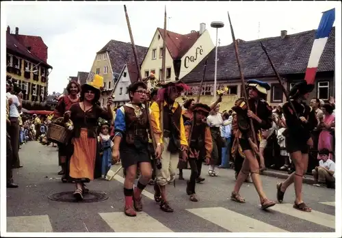 Ak Bretten in Baden, Festzug, Peter und Paul Fest, historisch gekleidete Teilnehmer