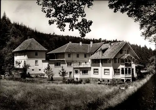 Ak Marxzell im Schwarzwald, Waldhotel Bergschmiede