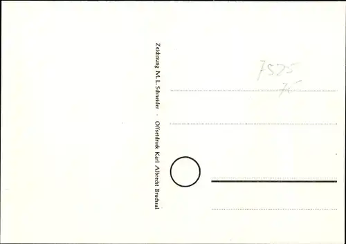 Künstler Ak Schneider, M. L., Bad Mingolsheim Bad Schönborn in Baden, Kurhaus Gantner