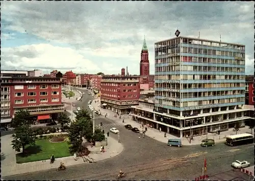 Ak Hansestadt Kiel, Holstentor und Kuhberg