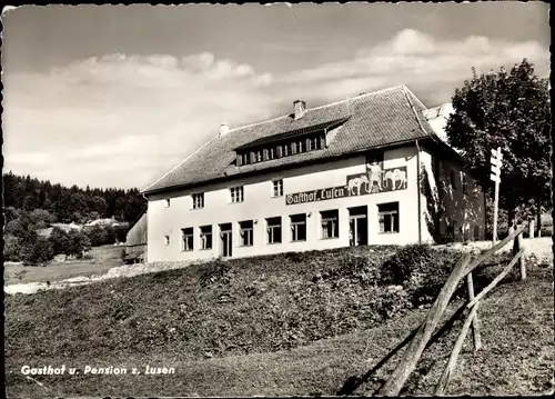 Ak Waldhäuser Neuschönau Niederbayern, Gasthof u. Pension zum Lusen