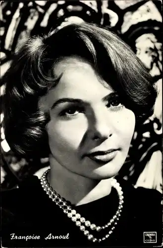 Ak Schauspielerin Francoise Arnoul, Portrait