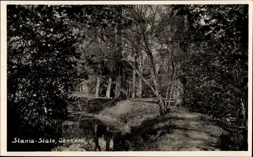 Ak Oenkerk Friesland Niederlande, Stania State, Flusspartie