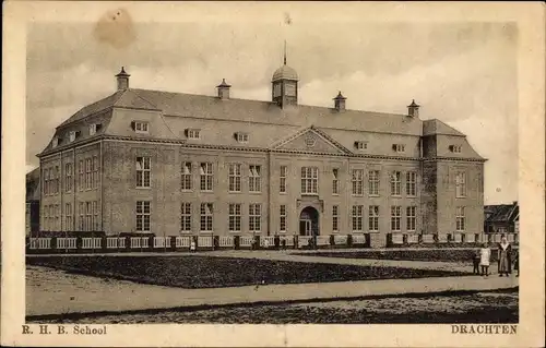 Ak Drachten Friesland Niederlande, R.H.B. School