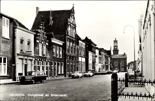 Ak Heusden Nordbrabant, Hoogstraat en Botermarkt