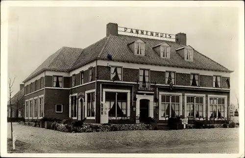 Ak Hoogerheide Nordbrabant, Hotel-Restaurant-Café Het Pannenhuis, Hausansicht