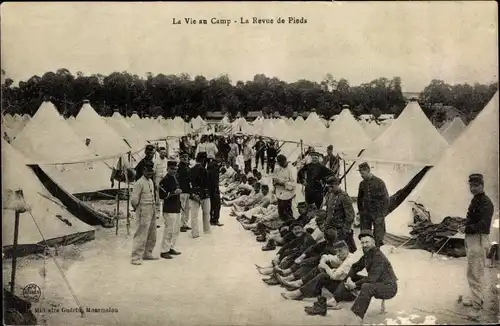 Ak Mailly le Camp Aube, La Vie au Camp, La Revue de Pieds