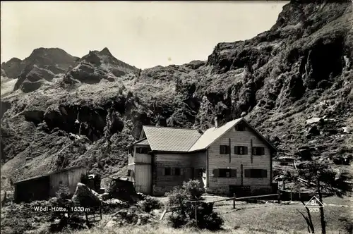 Ak Petersberg Steiermark, Hans Wödl Hütte am Hüttensee