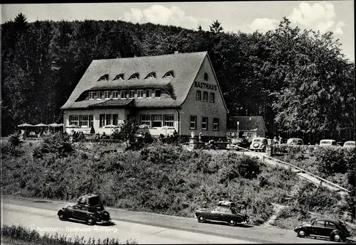 Ak Breitenbach am Herzberg, Autobahn Rasthaus Rimberg