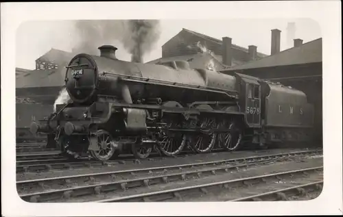 Foto Ak Britische Eisenbahn 5678 De Robeck, LMS Class 5xp Jubilee