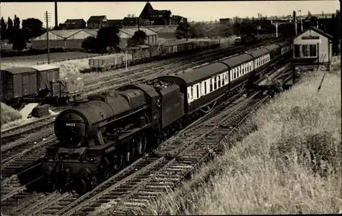 Foto Britische Eisenbahn, Dampflokomotive 46123, LMS Royal Scot Class