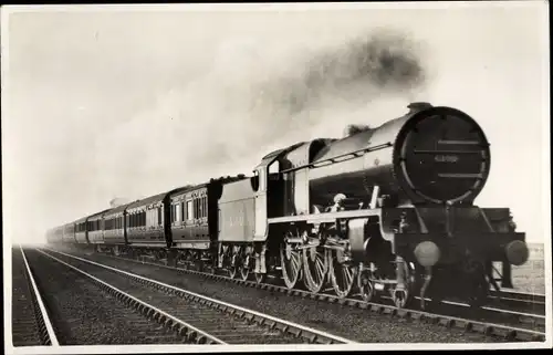 Foto Ak Britische Eisenbahn, Dampflokomotive LMS Royal Scot 6100