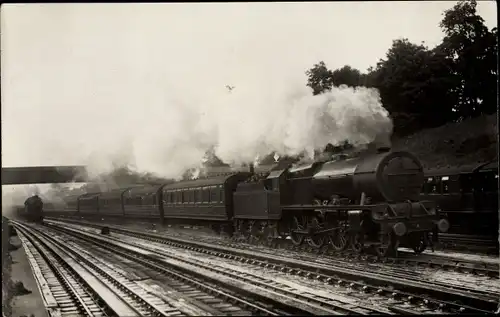 Foto Ak Britische Eisenbahn, LMS Royal Scot 6145