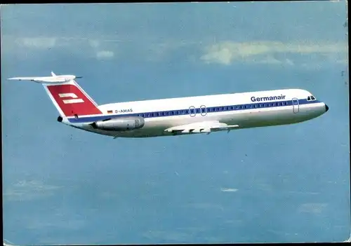 Ak Deutsches Passagierflugzeug Germanair, D-AMAS