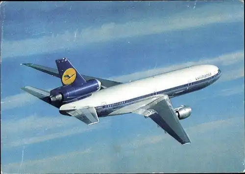 Ak Lufthansa Douglas DC 10, D ADCO, Passagierflugzeug