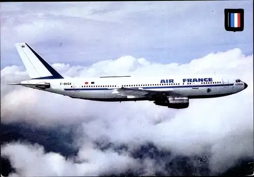 Ak Französisches Passagierflugzeug der Air France, Airbus A 300 B2, F-BVGA