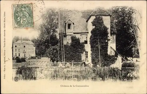 Ak Saint Martin de Bienfaite la Cressonnière Calvados, Le Chateau