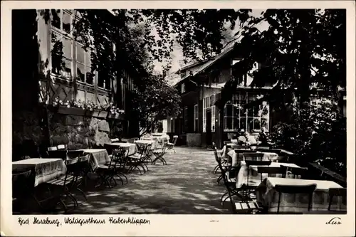 Ak Bad Harzburg in Niedersachsen, Waldgasthaus Rabenklippen