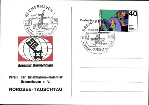 Ak Bremerhaven, Nordsee Tauschtag, Verein der Briefmarkensammler