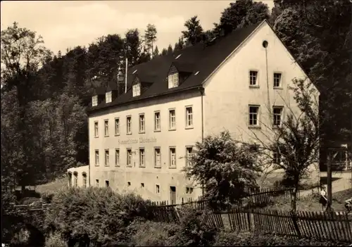Ak Wolkenstein im Erzgebirge, Ferienheim Waldmühle