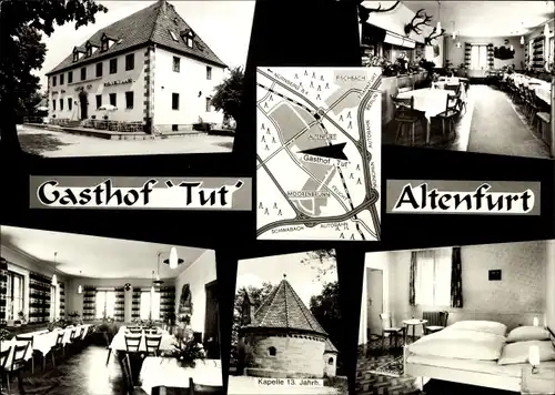 Ak Altenfurt Nürnberg in Mittelfranken, Gasthof Tut, Kapelle