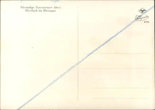 Ak Eltville am Rhein Hessen, Kloster Eberbach